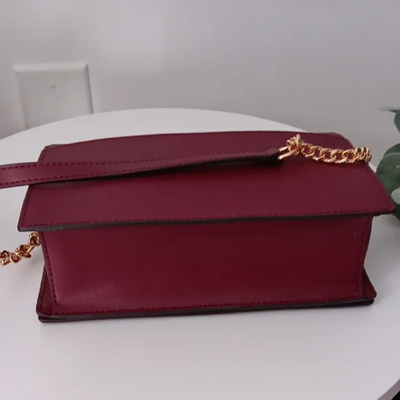 Michael Kors Wine Red Crossbody Bag - Picture 5 of 9